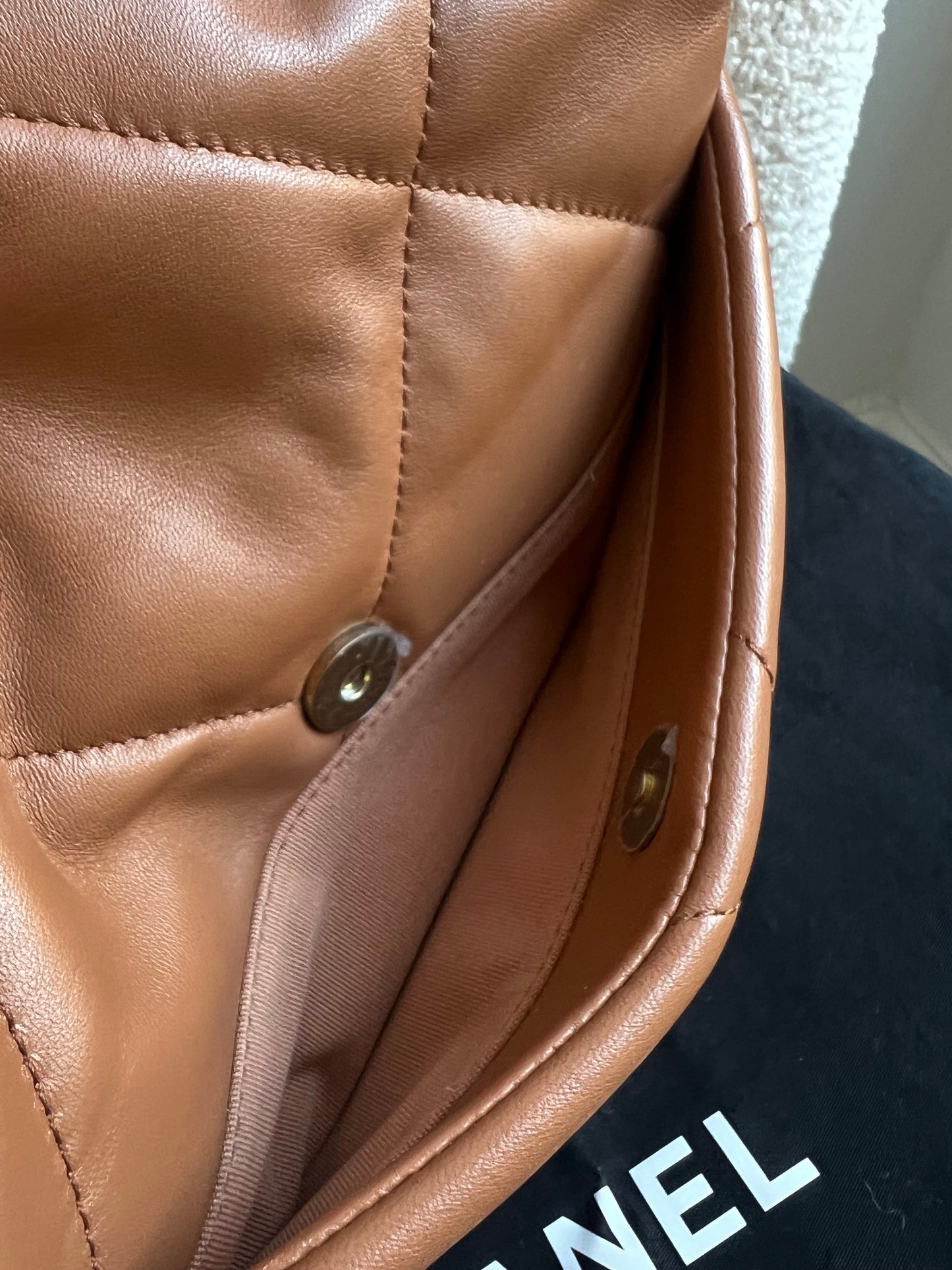 Chanel Small 19 in Caramel Lambskin (RRP £5,590)