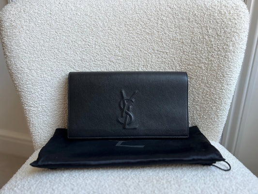 Yves Saint Laurent (YSL) Black Belle de Jour Clutch