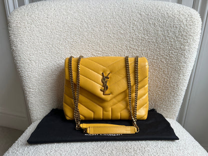 Yves Saint Laurent (YSL) Yellow Small Lou Lou (RRP £1,900)