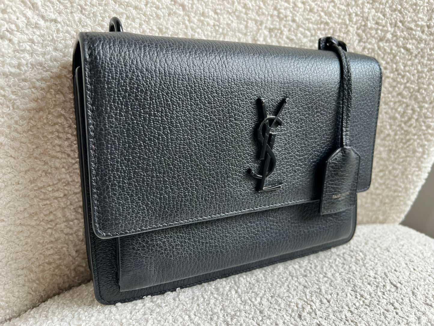 Yves Saint Laurent (YSL) Black on Black Medium Sunset