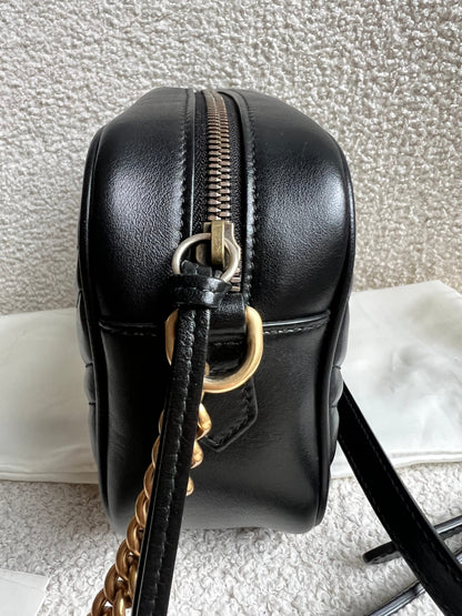 Gucci GG Black Marmont Small Shoulder Bag (RRP £1440)
