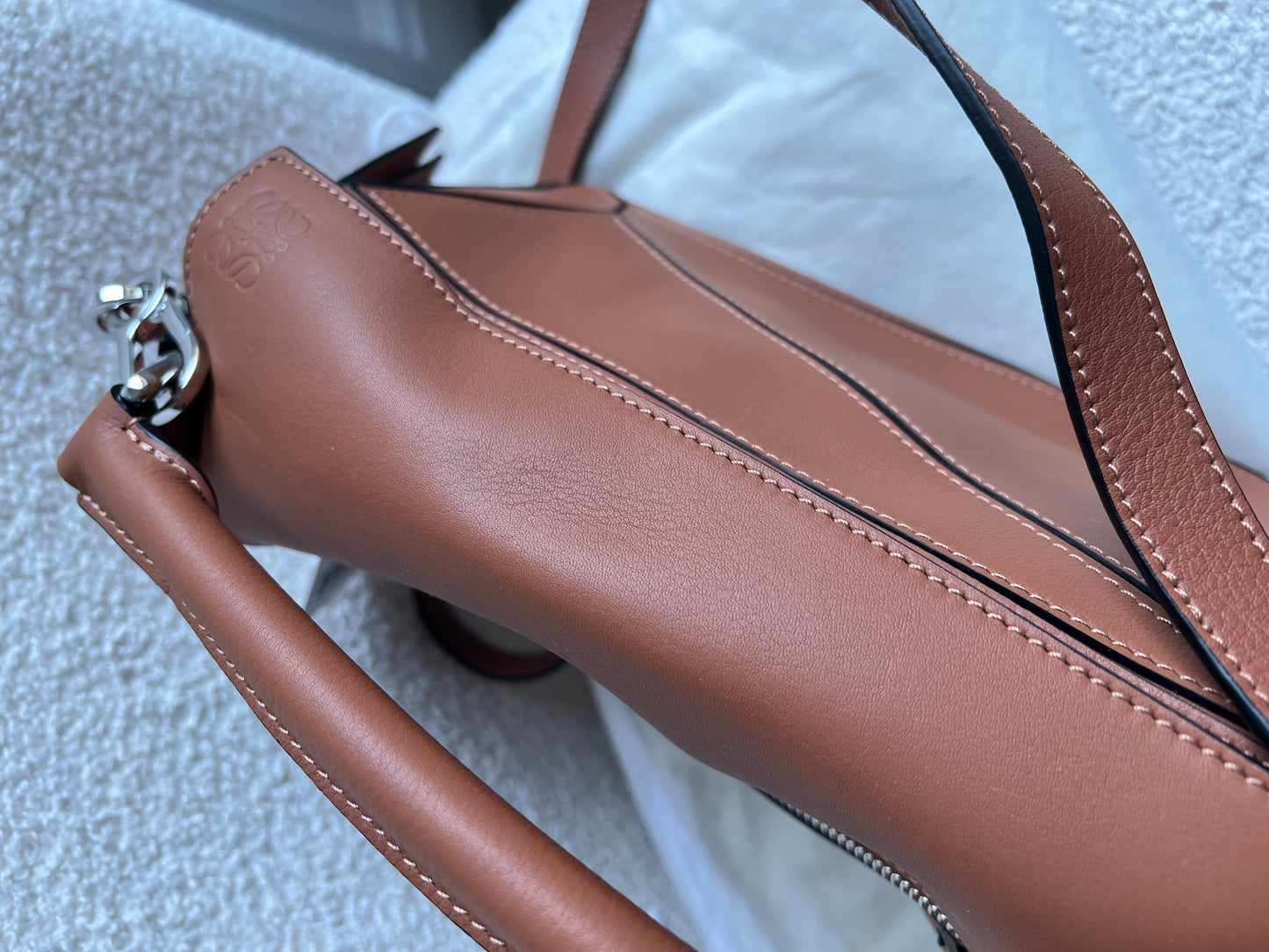 Loewe Tan Small Puzzle Bag (RRP £2550)
