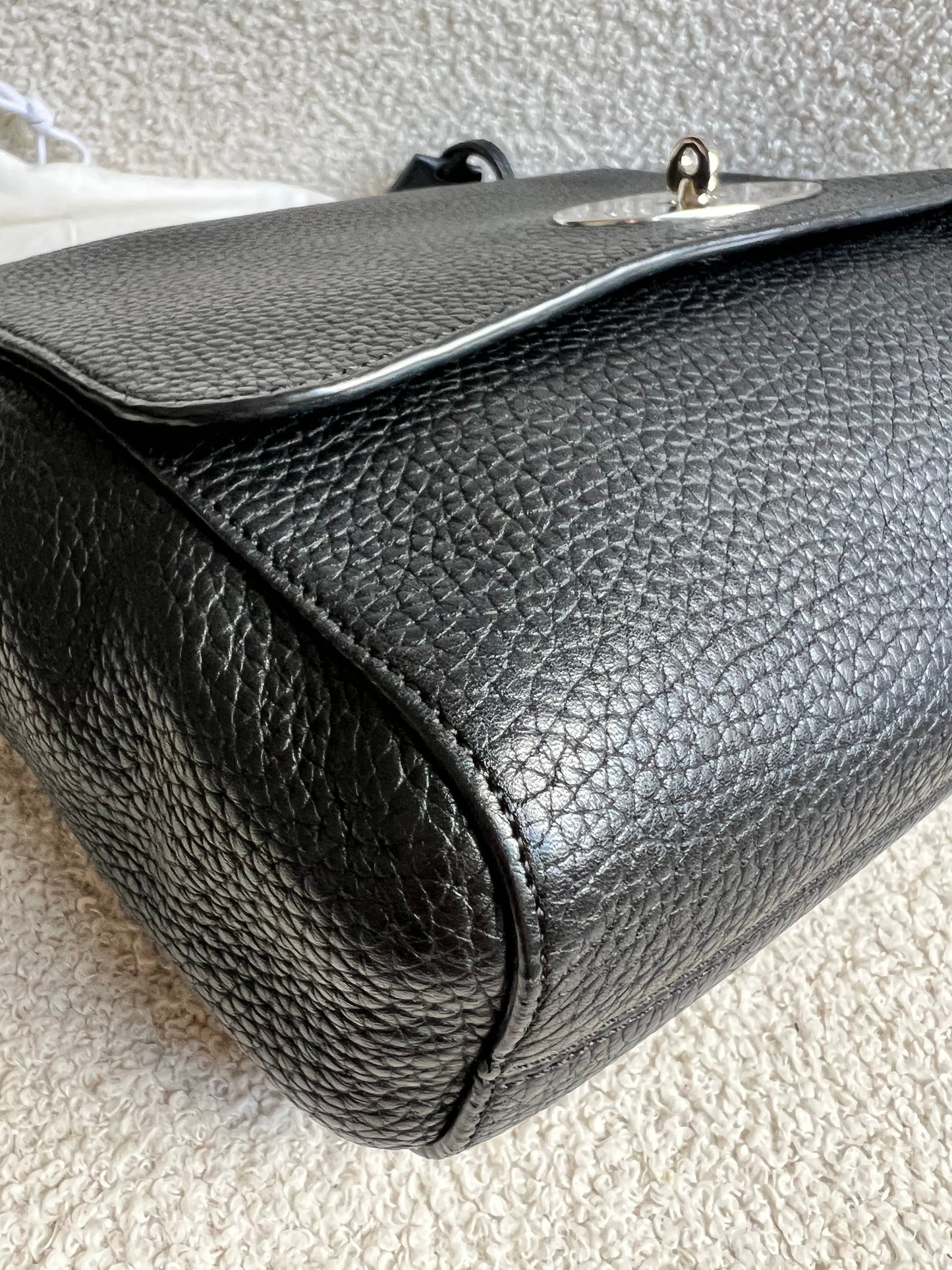 Mulberry Black Medium Lily with Silver Hardware (RRP £1095)