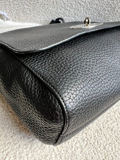 Mulberry Black Medium Lily with Silver Hardware (RRP £1095)