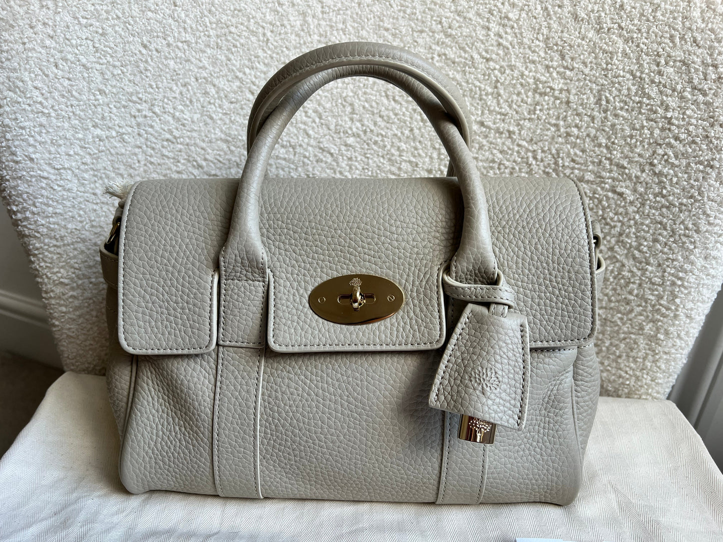 Mulberry Chalk Bayswater Satchel (RRP £1195)