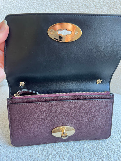 Mulberry Oxblood Bayswater Clutch (RRP £495)