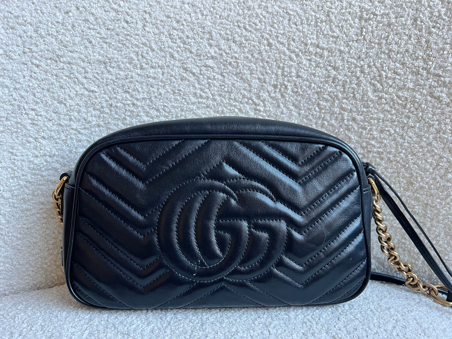 Gucci GG Black Marmont Small Shoulder Bag (RRP £1440)