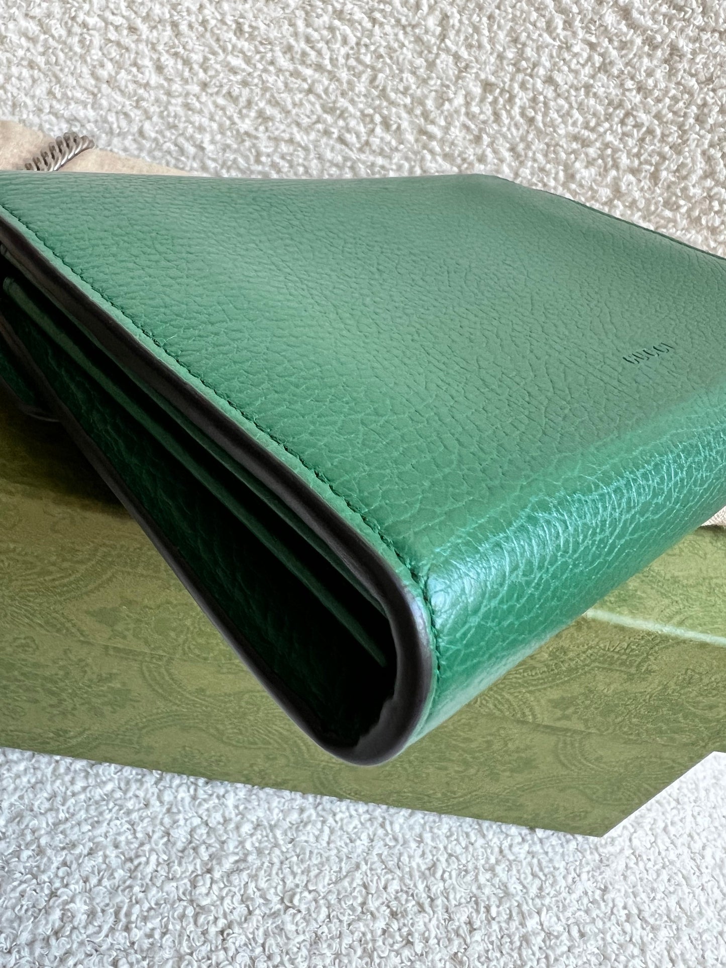 Gucci Dionysus Green Chain Wallet (RRP £1340)