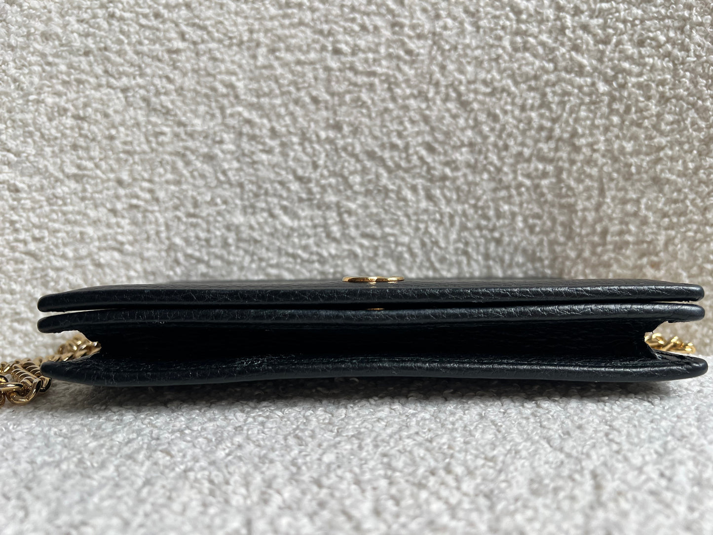 Gucci Black GG Marmont Chain Wallet (RRP £790)