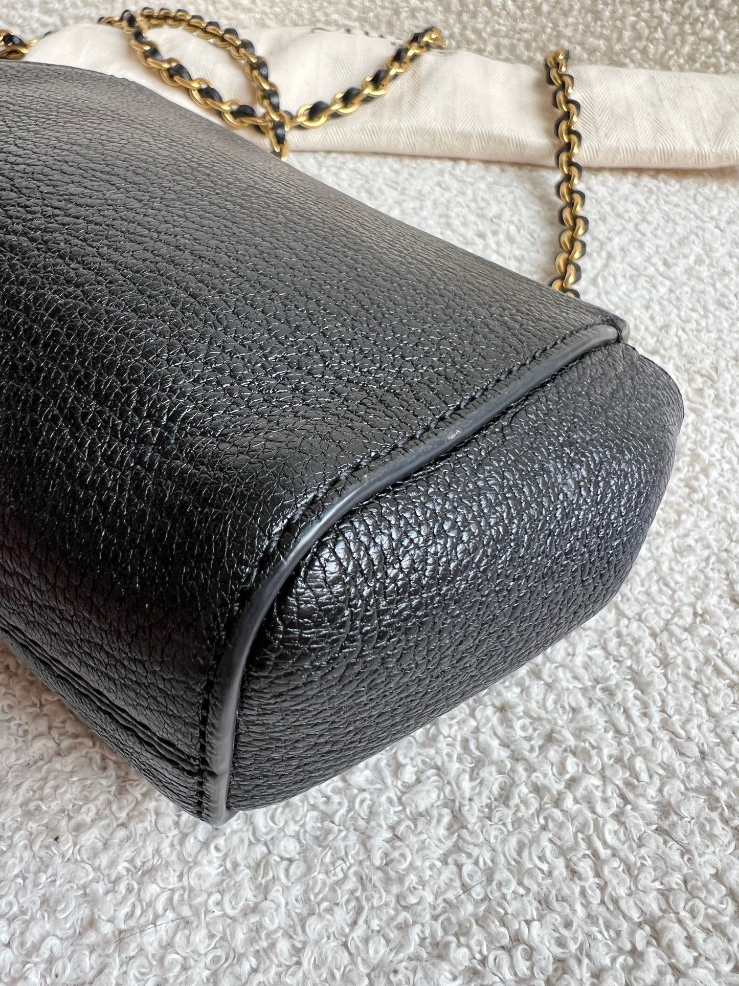 Mulberry Black Mini Lily with Gold Hardware (RRP £395)