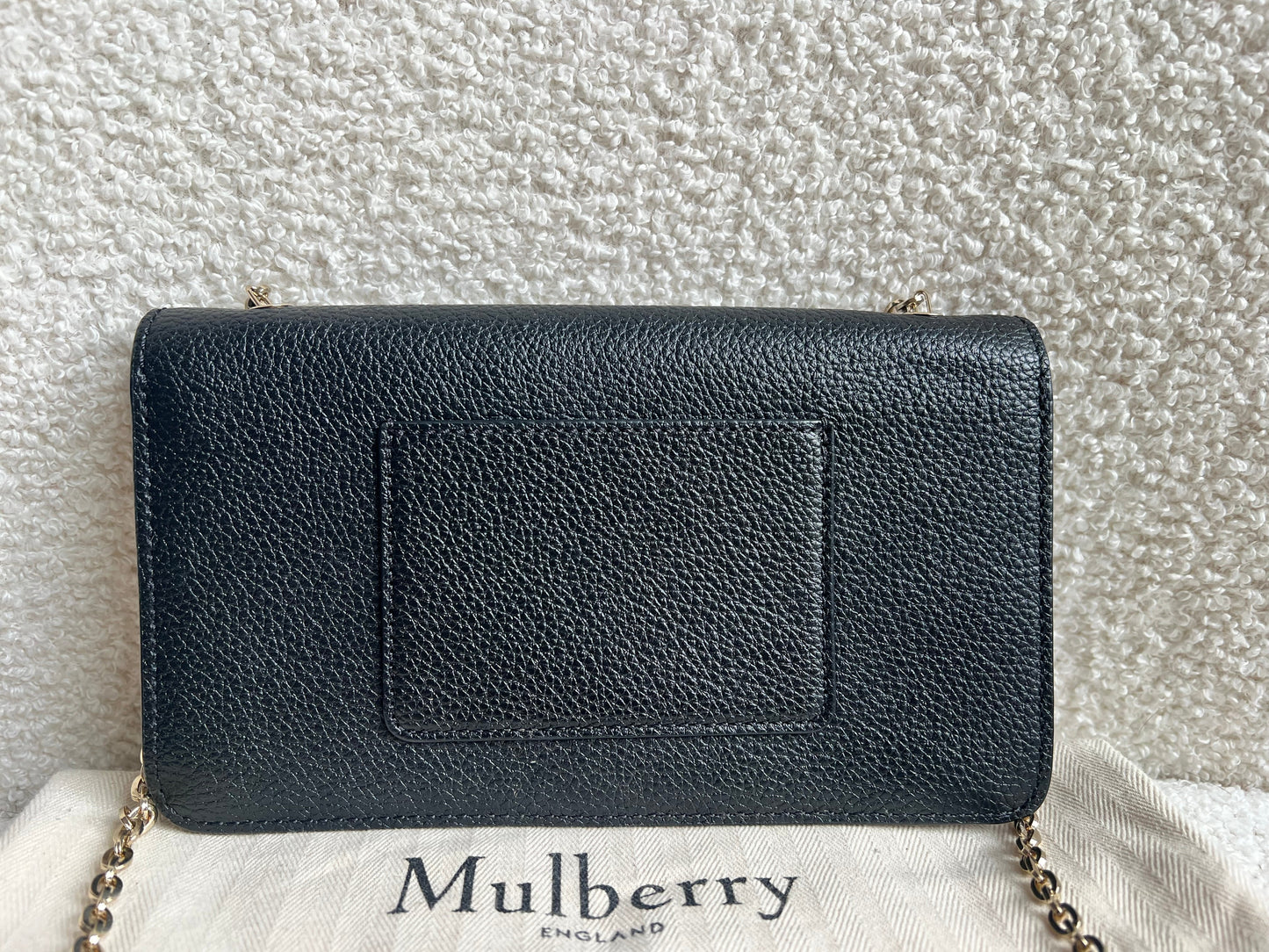 Mulberry Black Bayswater Clutch (RRP £495)