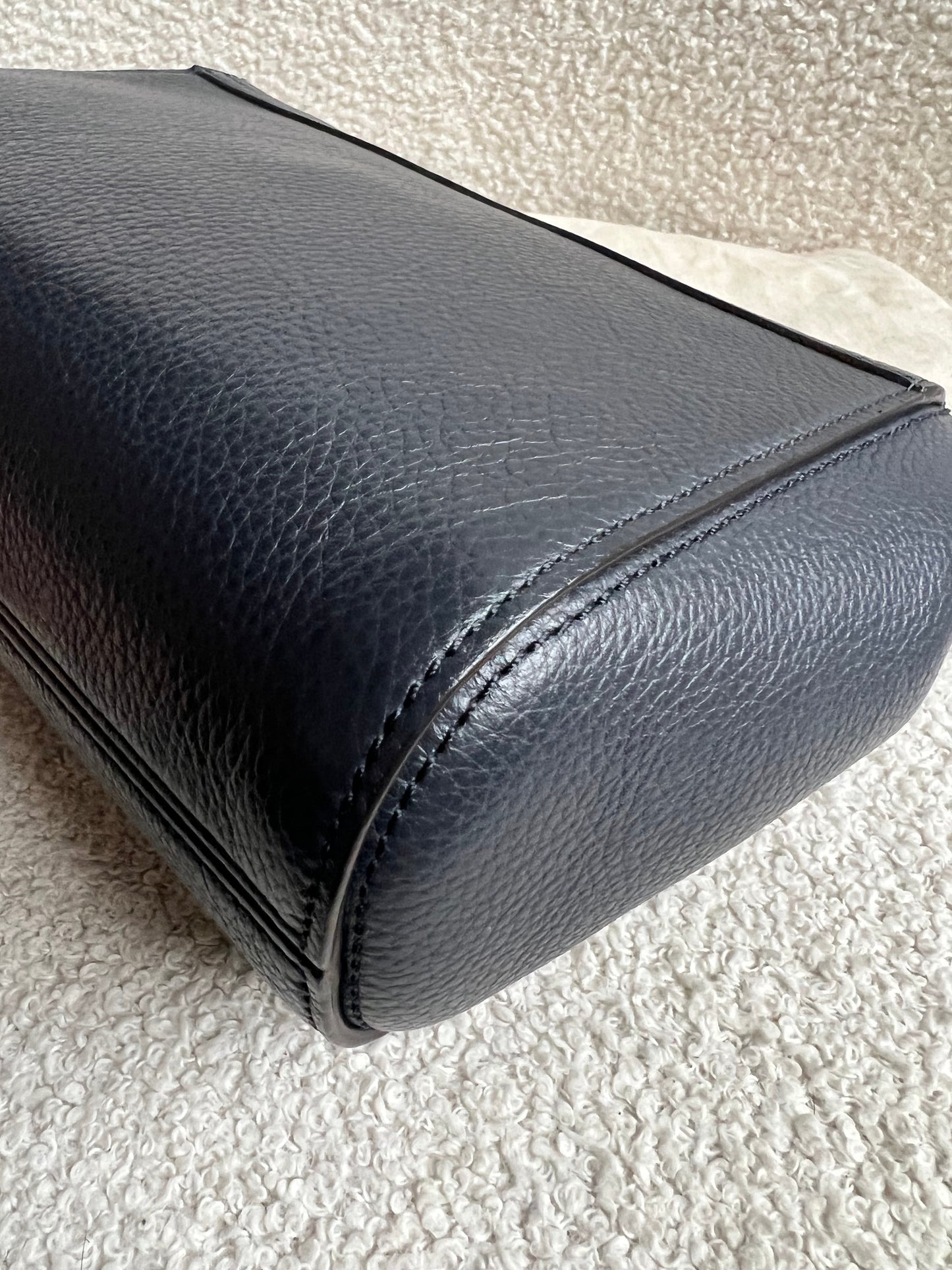 Mulberry Midnight Regular Lily with Silver Hardware (RRP £1095)
