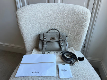 Mulberry Pale Grey Mini Alexa (RRP £1095)