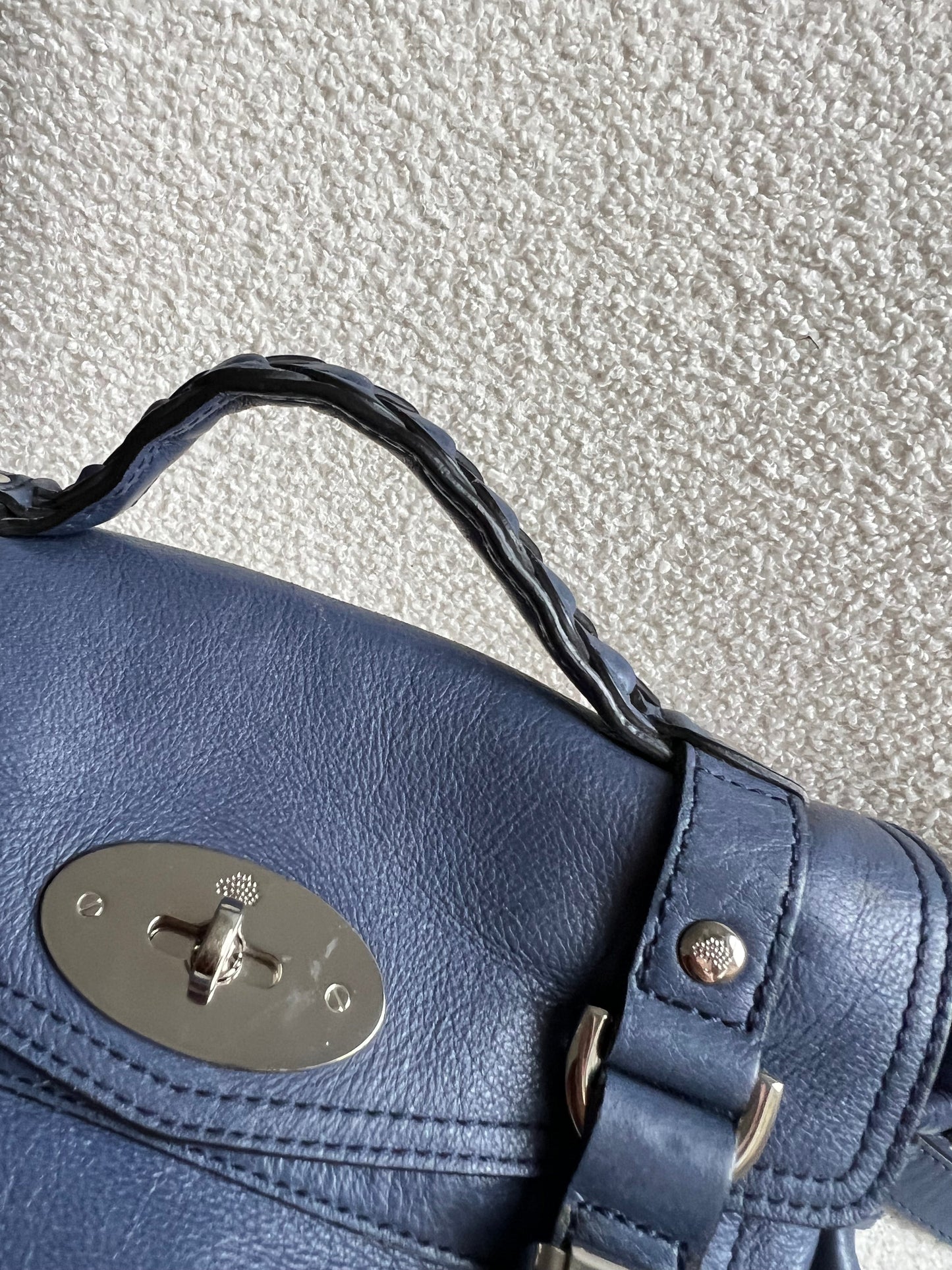 Mulberry Slate Blue Mini Alexa (RRP £850)