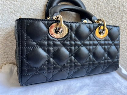 Dior Small Lady D-Joy Bag Black Cannage Lambskin (RRP £3,800)