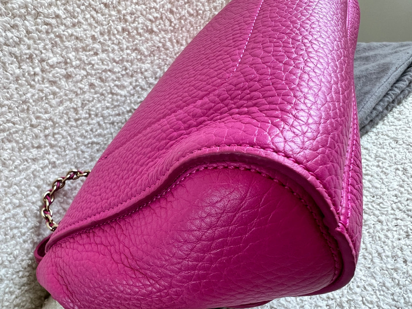 Mulberry Regular Lily in Mulberry Pink Heavy Grain (RRP £995)