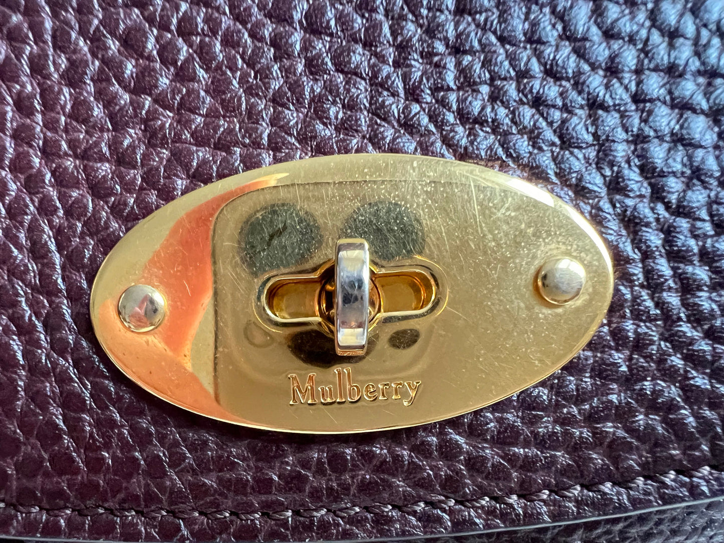 Mulberry Oxblood Mini Bayswater Backpack (RRP £695)