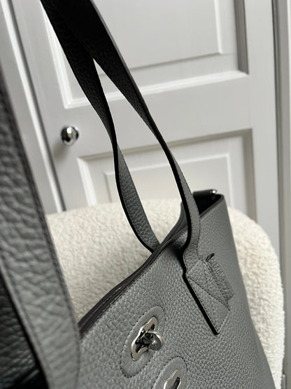 Mulberry Brynmore Tote in Charcoal Grey heavy grain