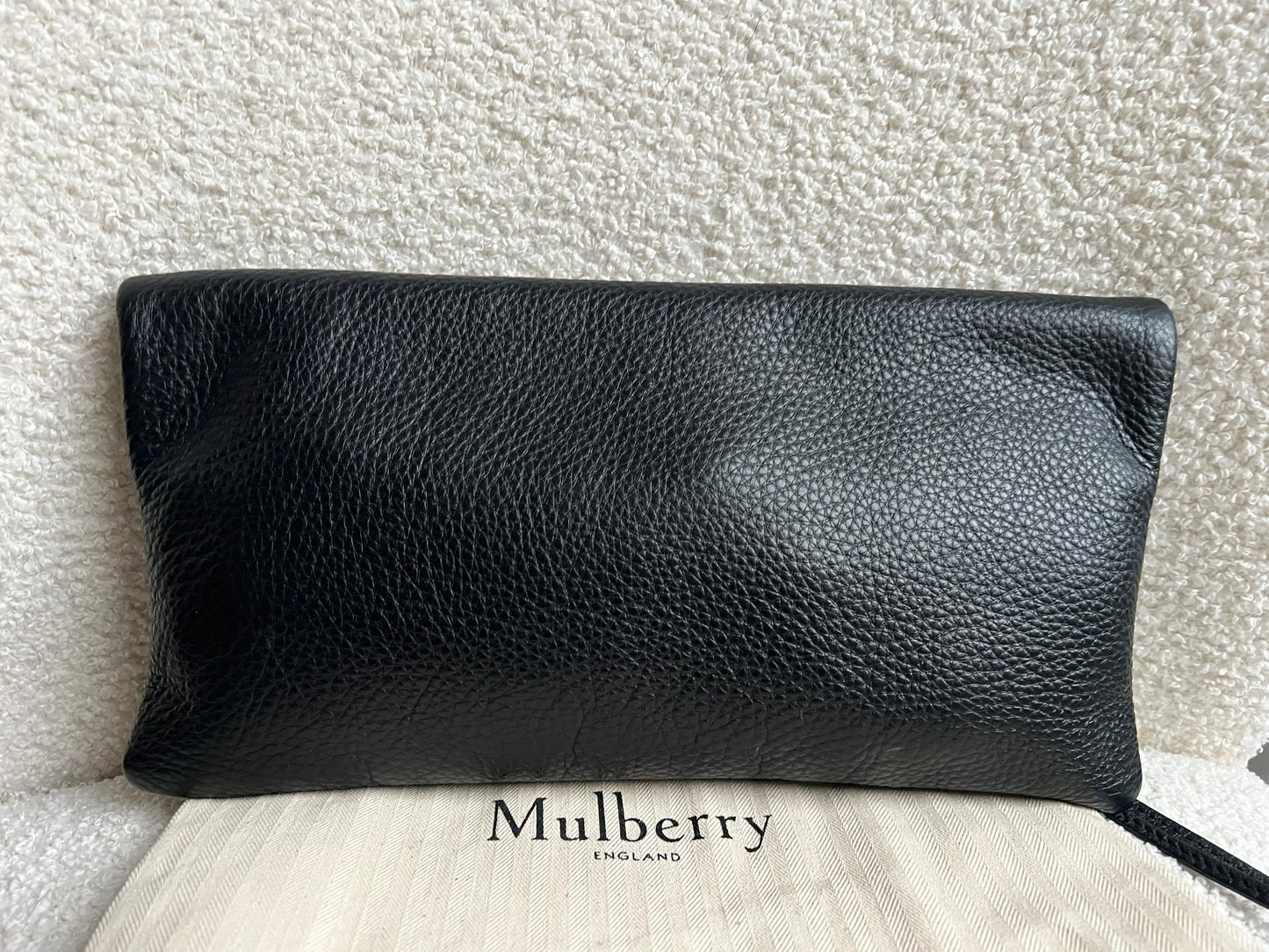 Mulberry Black Daria Clutch (RRP £550)