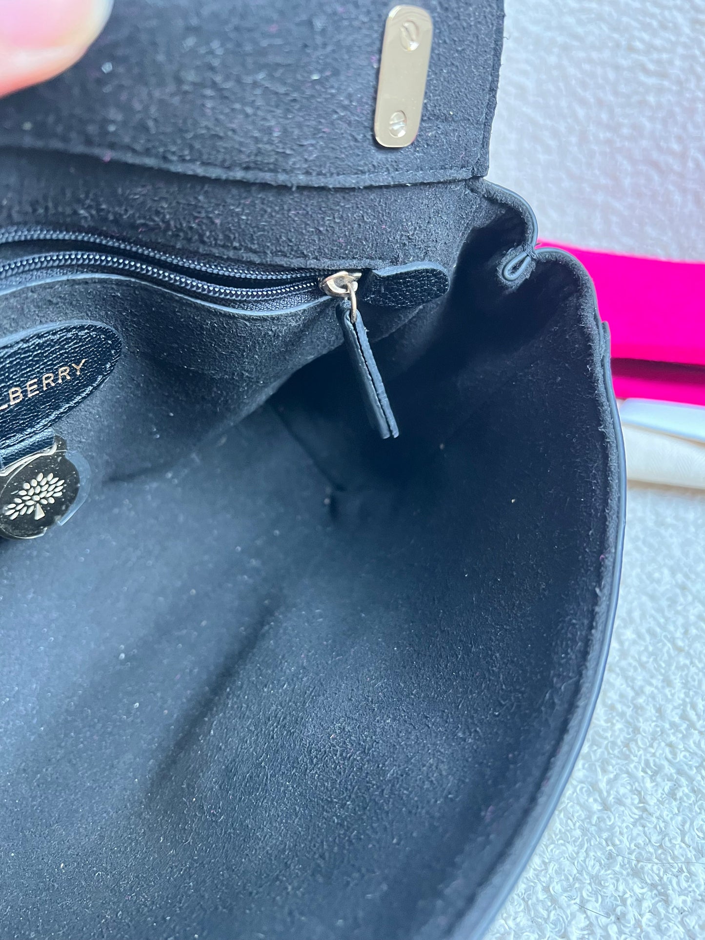 Mulberry Black Regular Lily with Gold Hardware (RRP £995)