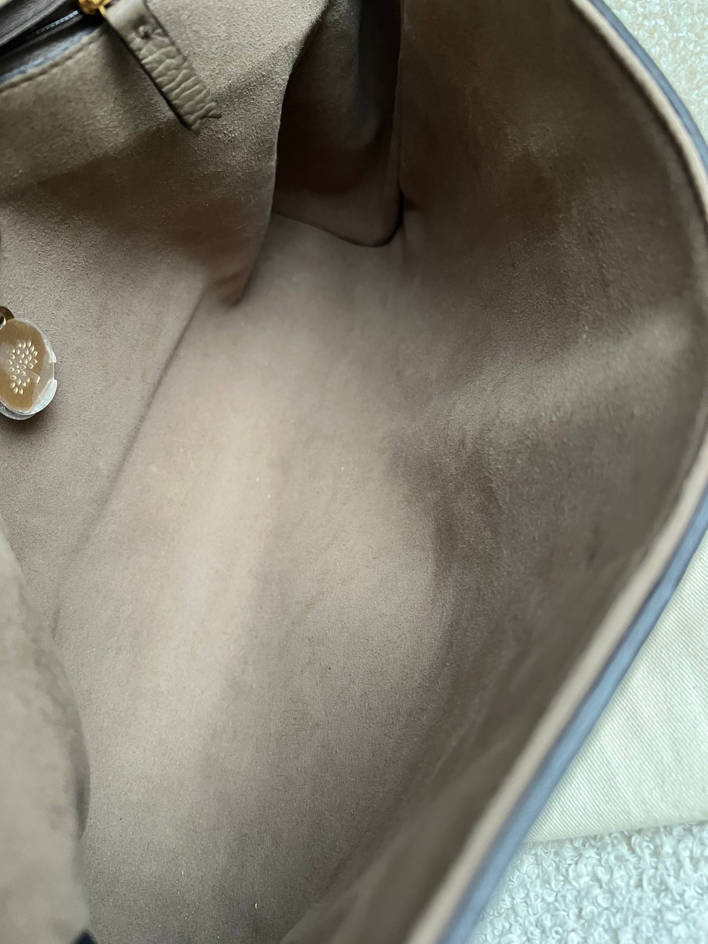 Mulberry Clay Medium Lily with Gold Hardware (RRP £1095)