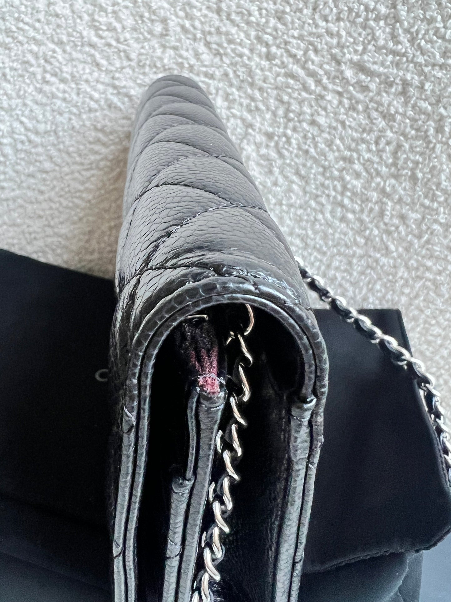 Chanel Black Caviar Wallet on Chain (RRP £2,930)