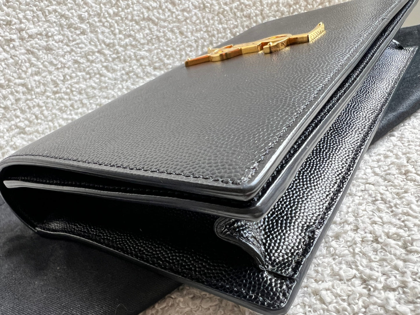 Yves Saint Laurent (YSL) Black Kate Clutch (RRP £1,190)