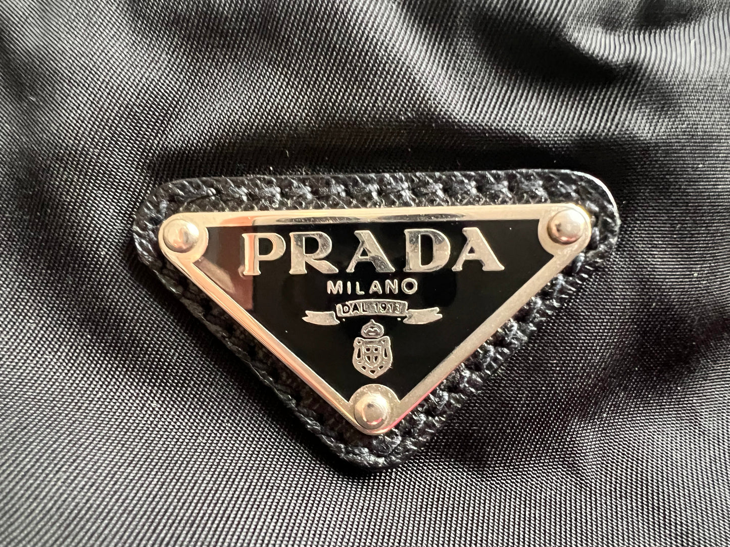 Prada Tessuto Nylon Black Messenger Bag