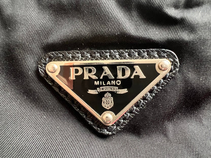 Prada Tessuto Nylon Black Messenger Bag