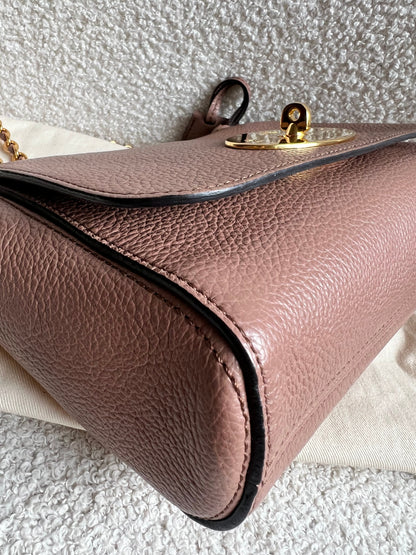 Mulberry Dark Blush Regular Lily with Gold Hardware (RRP £995)