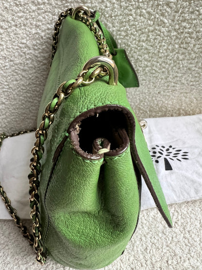 Mulberry Grass Green Regular Lily with Gold Hardware (RRP £895)