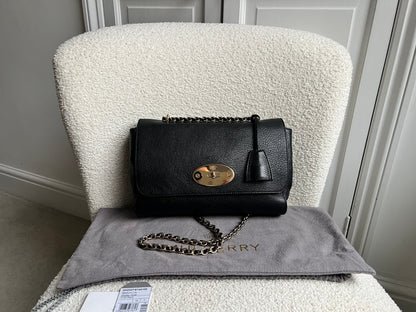 Mulberry Black Medium Lily with Gold Hardware (RRP £1195)