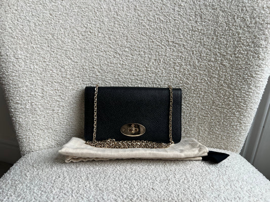 Mulberry Black Bayswater Clutch (RRP £495)