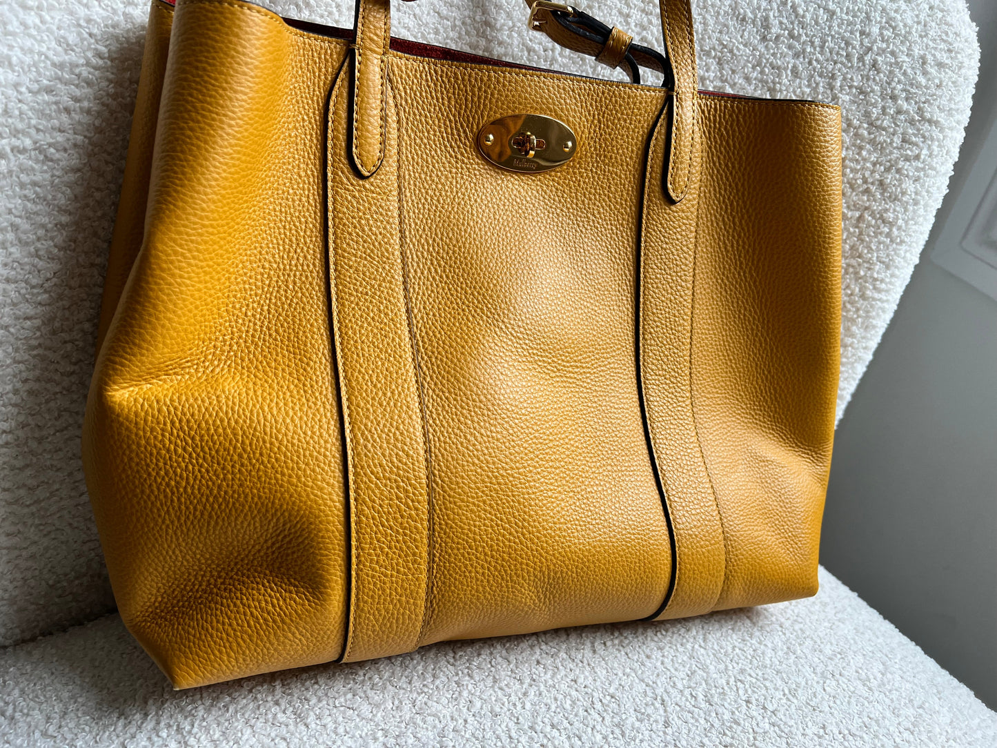 Mulberry Small Deep Amber Bayswater Tote (RRP £795)