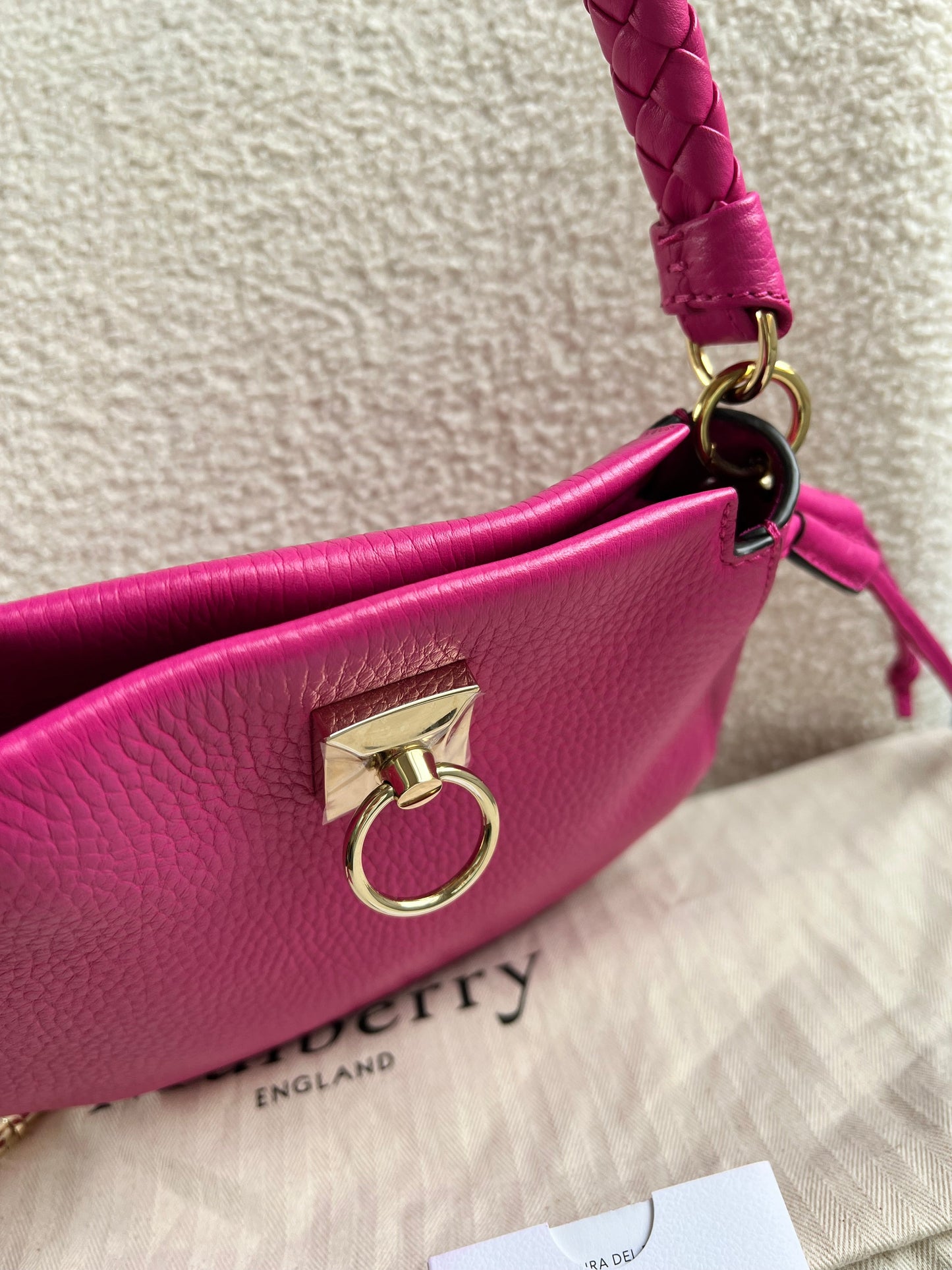Mulberry Pink Mini Iris Hobo (RRP £1,195)