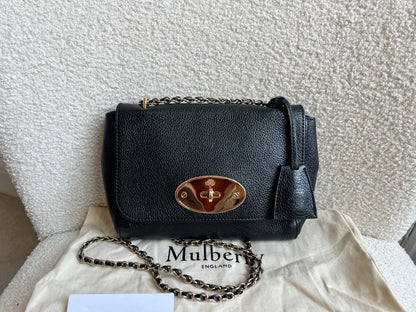 Mulberry Black Regular Lily with Gold Hardware (RRP £995)