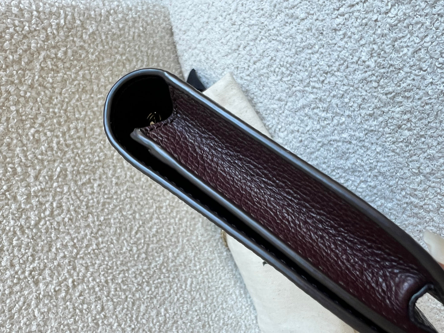 Mulberry Oxblood Bayswater Clutch (RRP £495)