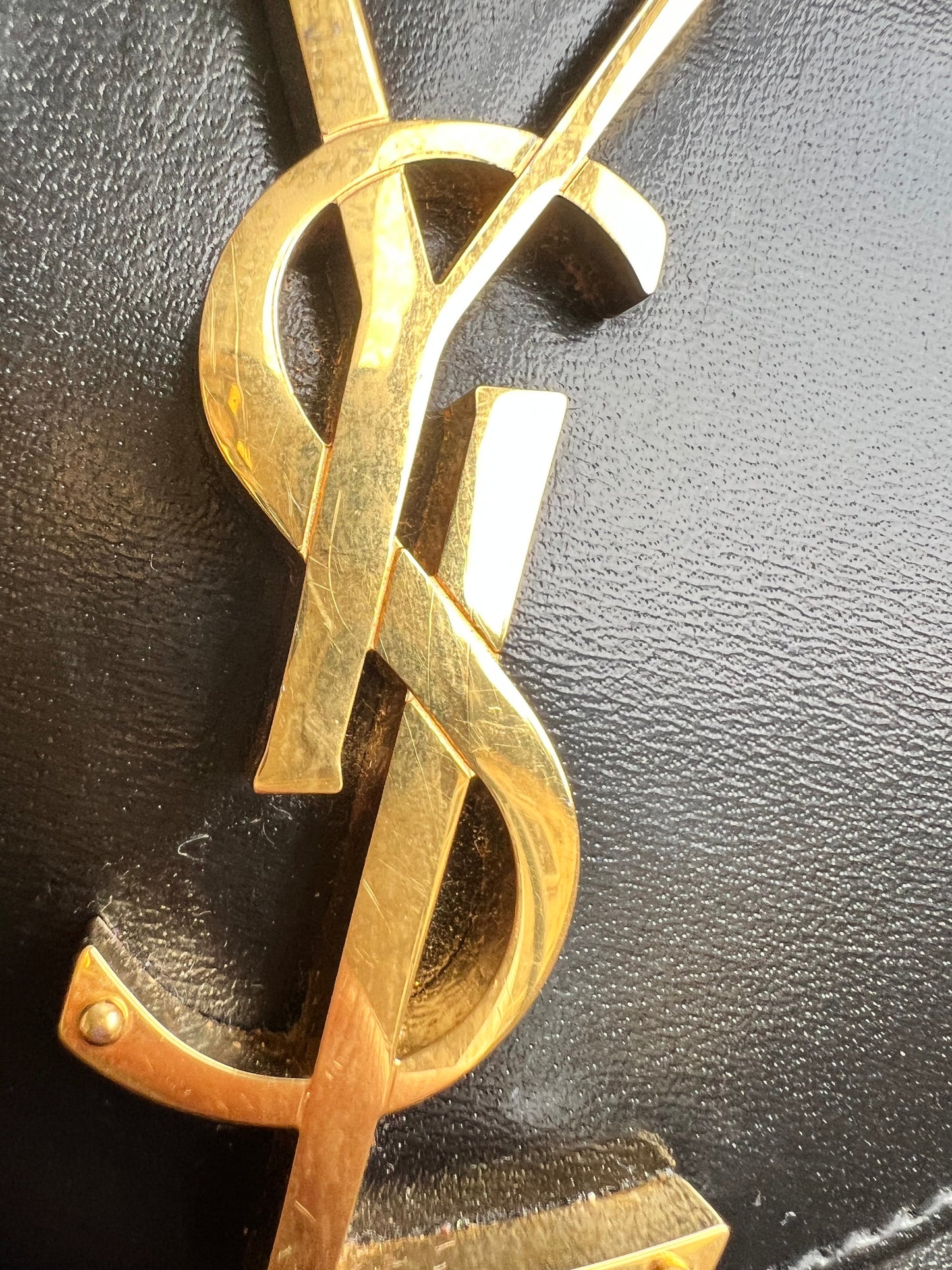 Yves Saint Laurent (YSL) Black Uptown Pouch Clutch (RRP £580)
