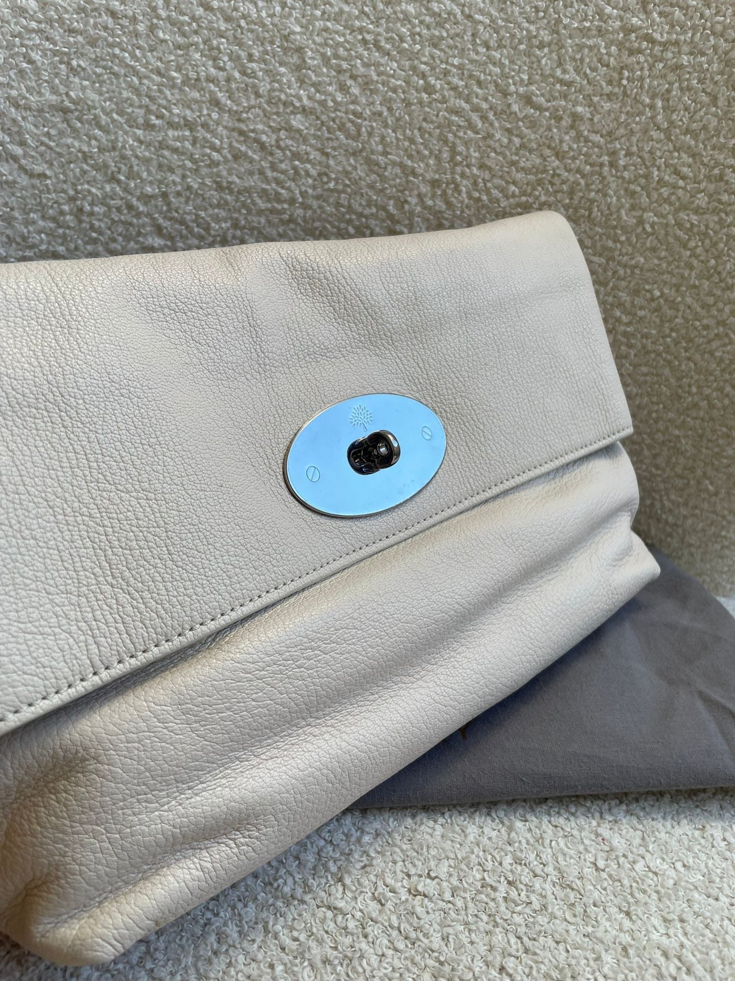 Mulberry Marshmallow Clemmie Clutch (RRP £695)