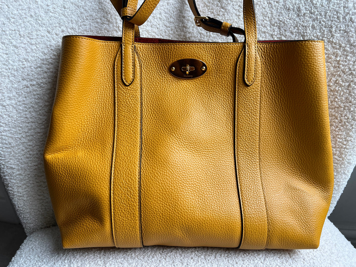 Mulberry Small Deep Amber Bayswater Tote (RRP £795)