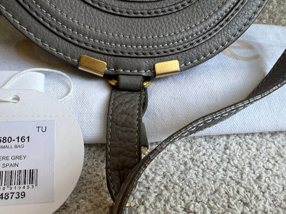 Chloe Small Cashmere Grey Marcie Saddle Bag (RRP £1050)