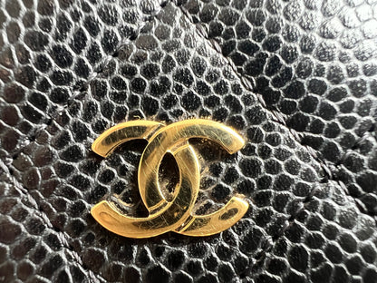Chanel Black Caviar Wallet on Chain (RRP £2,930)