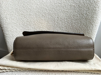 Mulberry Clay Medium Lily with Gold Hardware (RRP £1095)