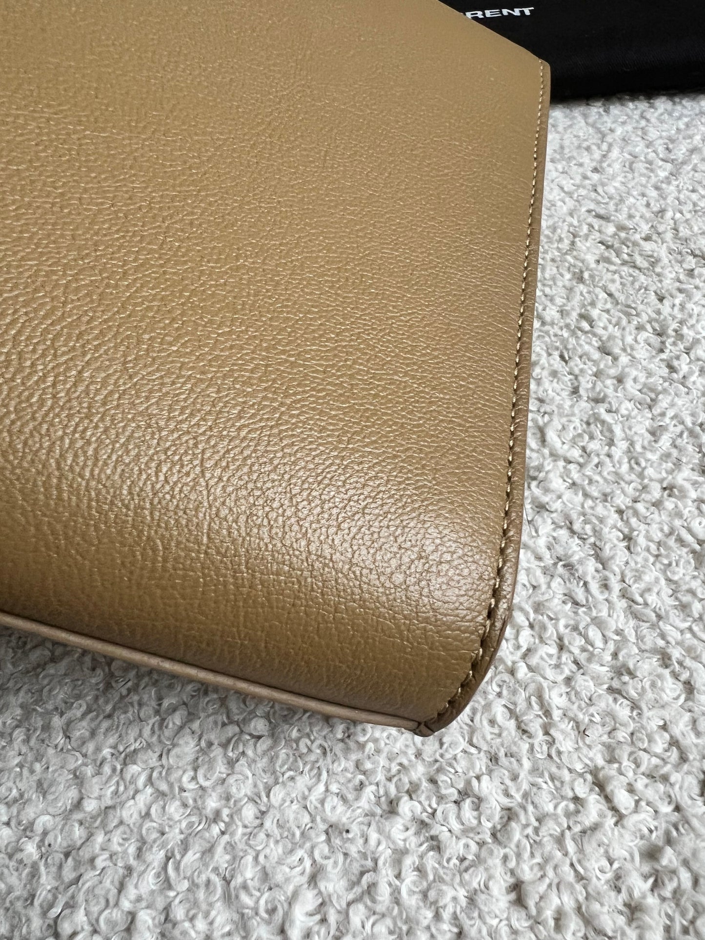Yves Saint Laurent (YSL) Beige Belle de Jour Clutch