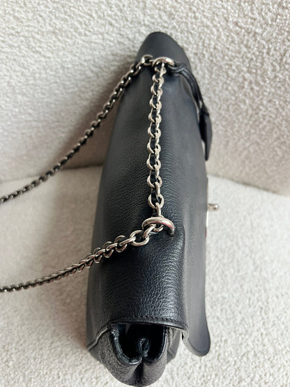 Mulberry Black Medium Lily with Silver Hardware (RRP £1095)