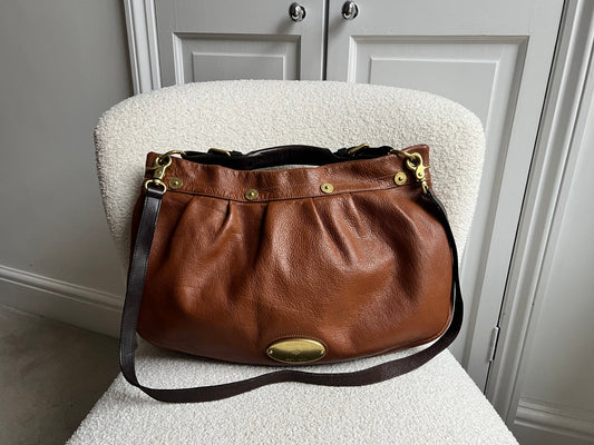 Mulberry East West Oak Mitzy Hobo