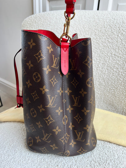 Louis Vuitton Neo Noe Monogram Coquelicot (RRP £1,790)