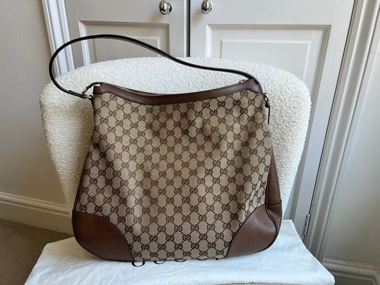 Gucci GG Bree Canvas Hobo