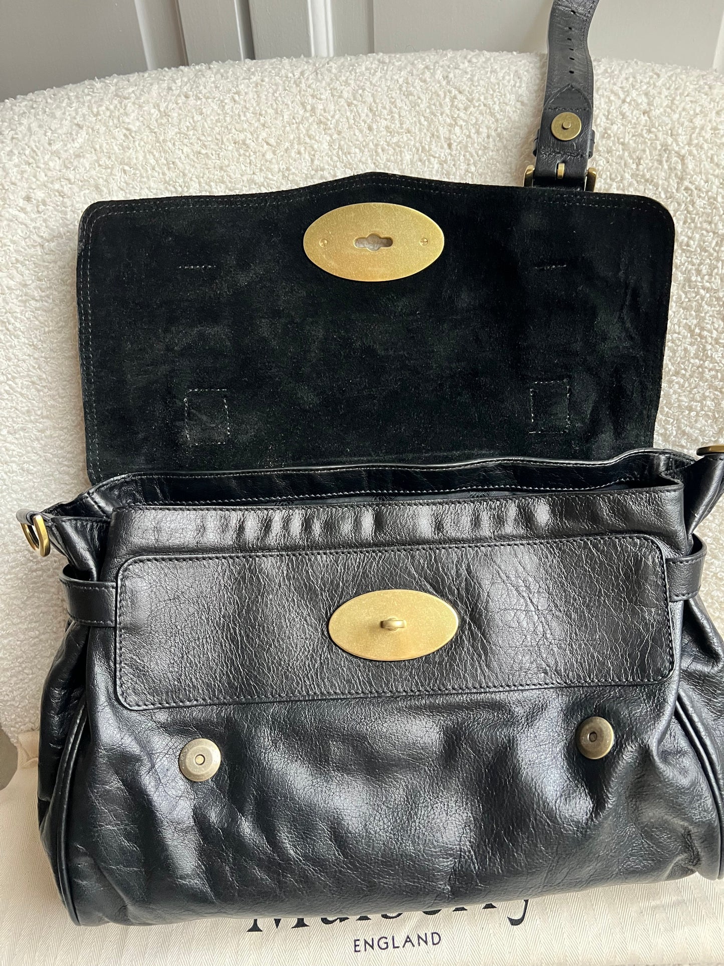 Mulberry Black Regular Alexa (RRP £1100)