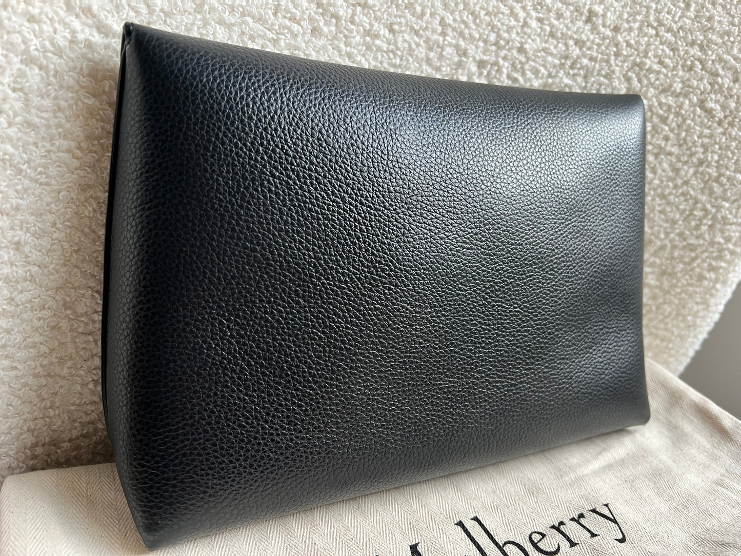 Mulberry Black Large Darley Cosmetic Pouch (RRP £395)